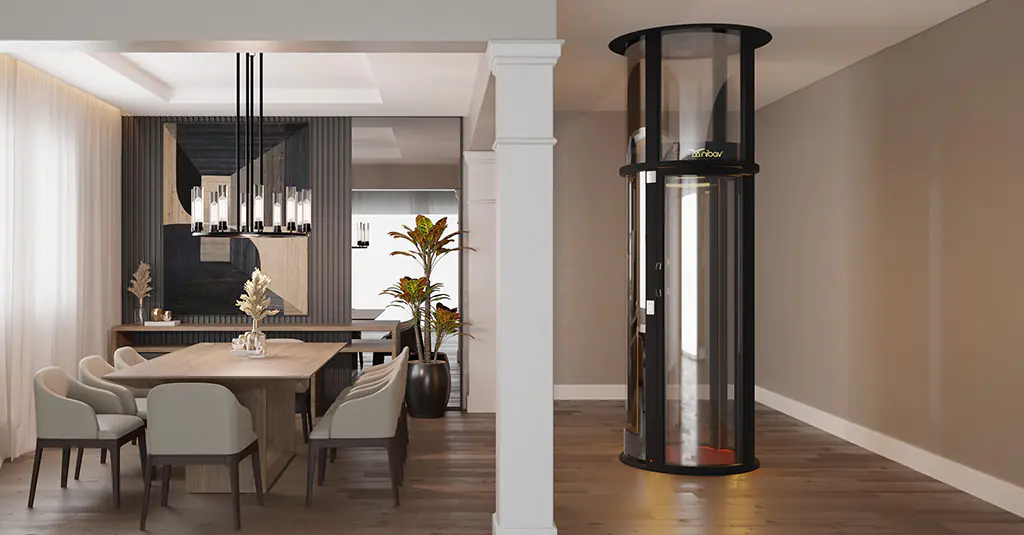 glass elevator for home Bangalore