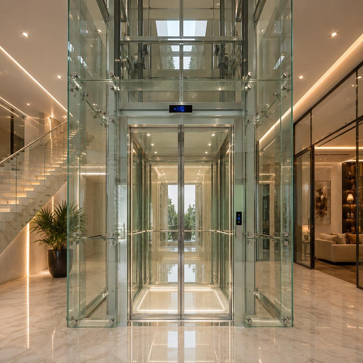 Panoramic Glass Elevator